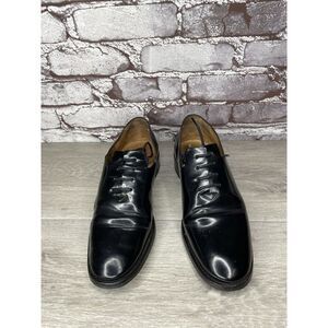 Filipe Sousa Black Patent Leather Oxfords Lace Up Shoes Women’s Sz 38EU/7.5M US